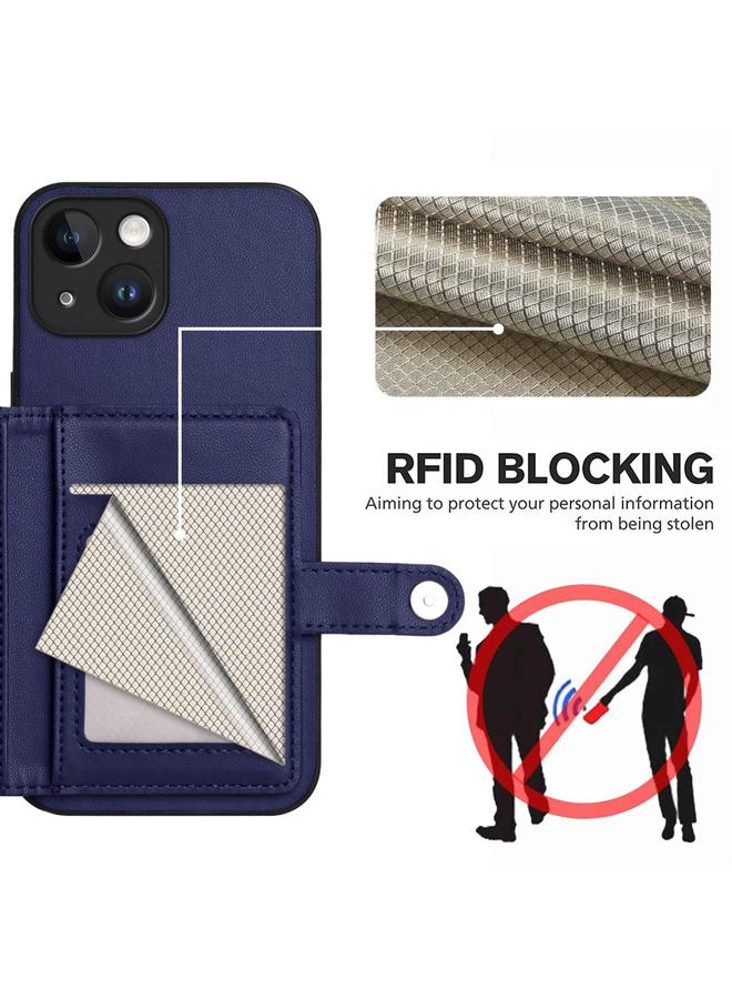 اس-توب جراب لهاتف iPhone 14 مزود بحقيبة بطاقات RFID ومضاد للسرقة - Image 3