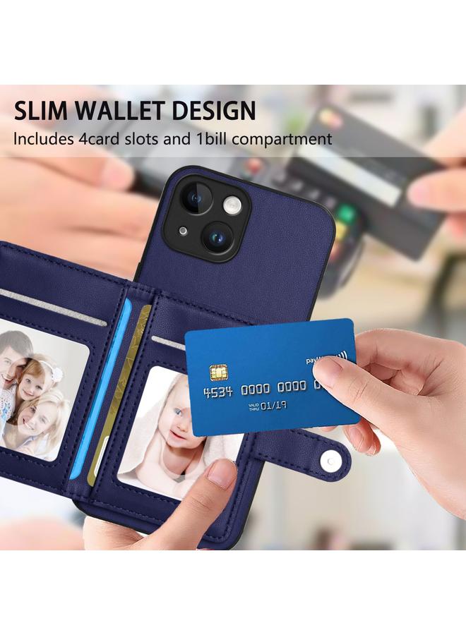 اس-توب جراب لهاتف iPhone 14 مزود بحقيبة بطاقات RFID ومضاد للسرقة - Image 5