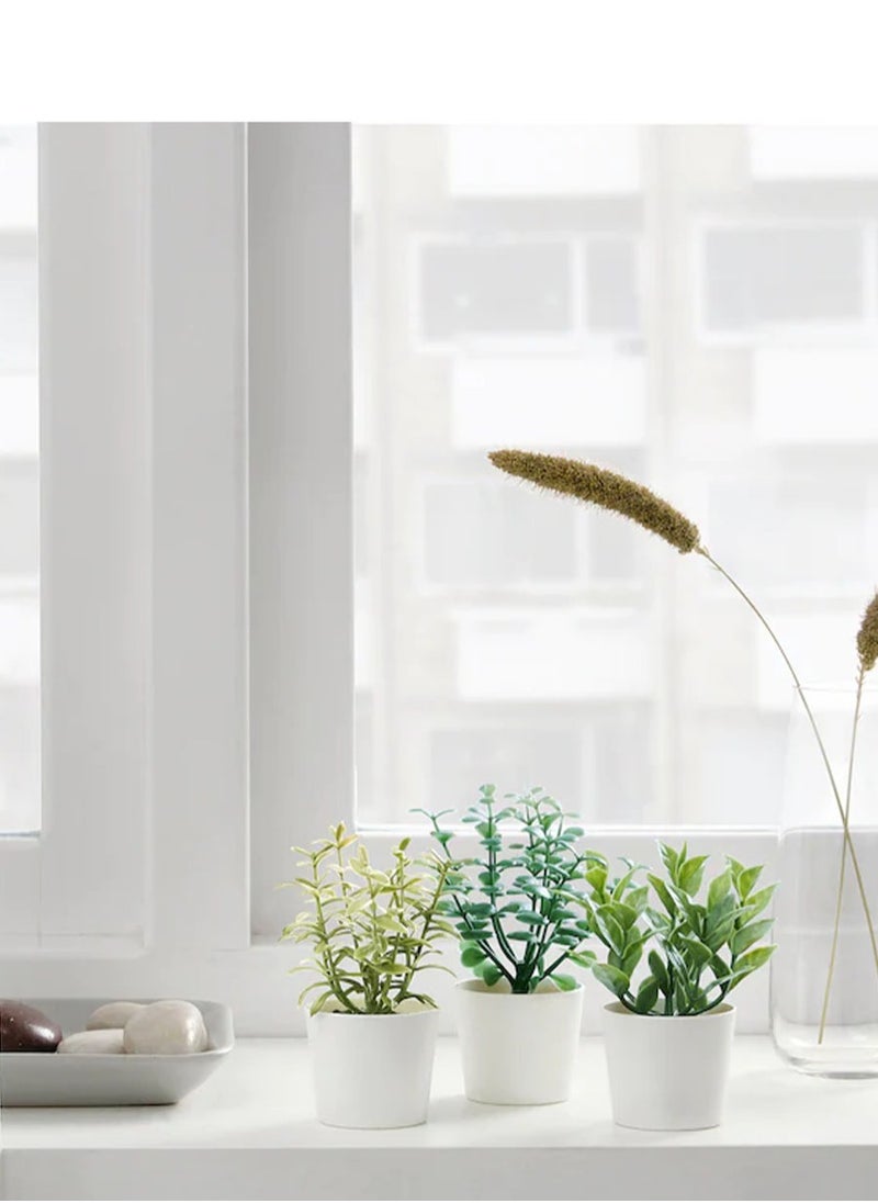 FEJKA - Artificial Plants with Pots, Set of 3 Indoor Outdoor - Image 1