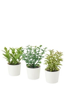 FEJKA Artificial Plants with Pots, Set of 3 Indoor Outdoor  - Image 2