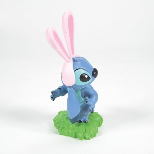 Enesco Disney Showcase Lilo and Stitch Holiday Easter Bunny Figurine 52 Inch Multicolor - Image 3
