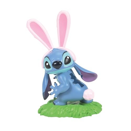 Enesco Disney Showcase Lilo and Stitch Holiday Easter Bunny Figurine 52 Inch Multicolor - Image 1