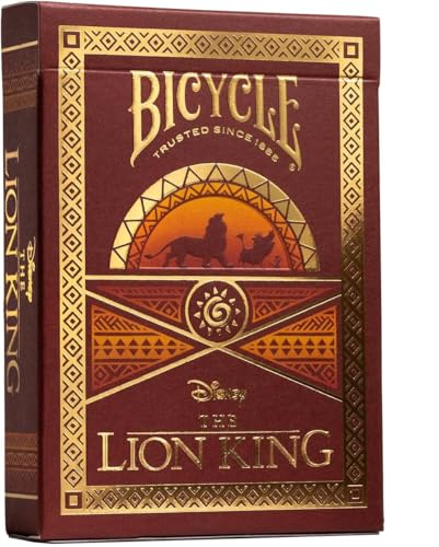 Bicycle بطاقات لعب مستوحاة من ملك الأسد 1 مجموعة - Image 1