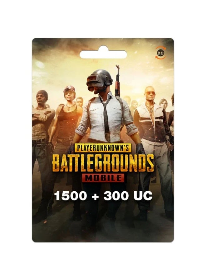 PUBG Mobile 1800 UC $25 Gift Card (Digital)