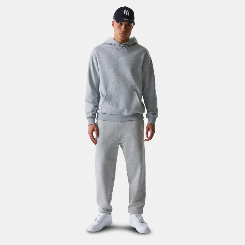 New Era Grey Men's MLB New York Yankees League Essential Hoodie for Men | Best Price UAE