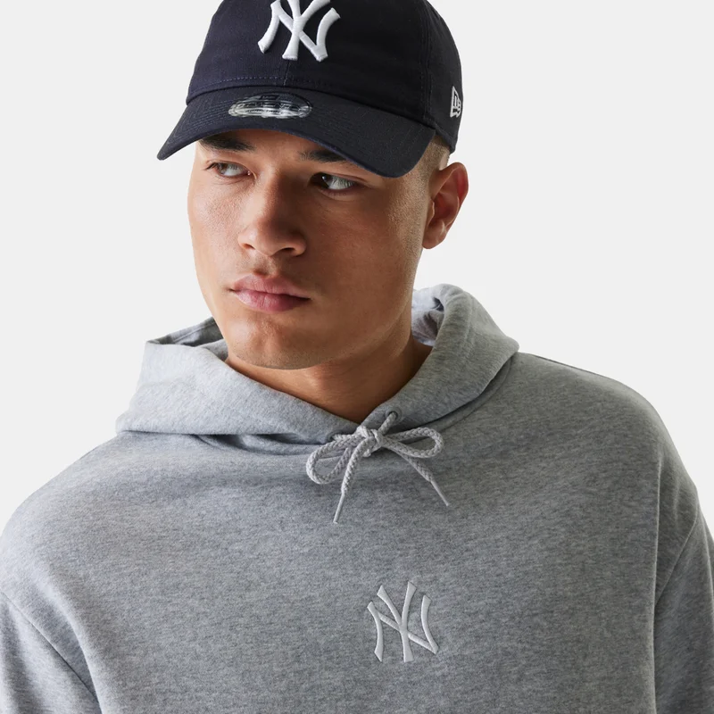 New Era Grey Men's MLB New York Yankees League Essential Hoodie for Men | Best Price UAE