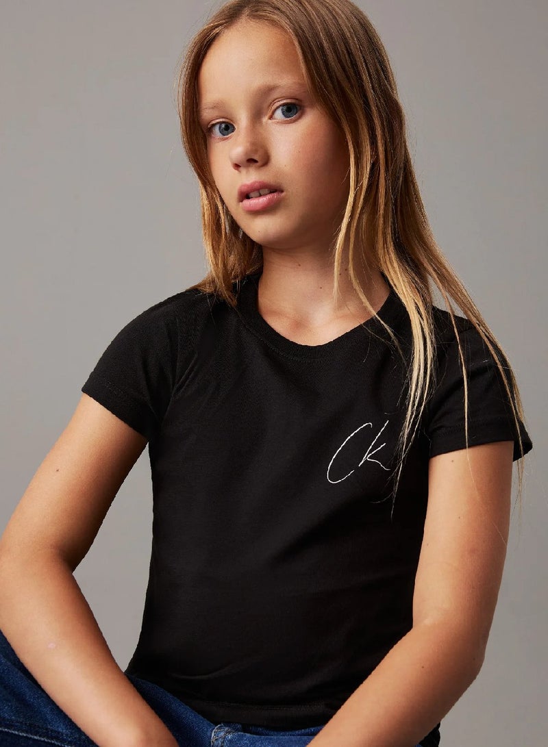 Calvin Klein Jeans Slim Logo T-shirt - Image 3