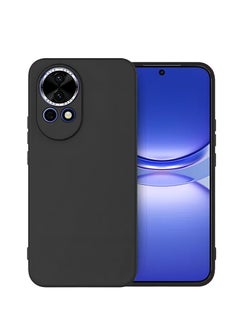 Huawei Nova 13 5G 2024 Premium Soft Liquid Silicone Case Cover – Black, Shock Absorbent, Anti-Scratch, Slim Fit, Lightweight, Durable Protection, Soft Touch, Full Access to Ports & Buttons for Huawei Nova 13 5G