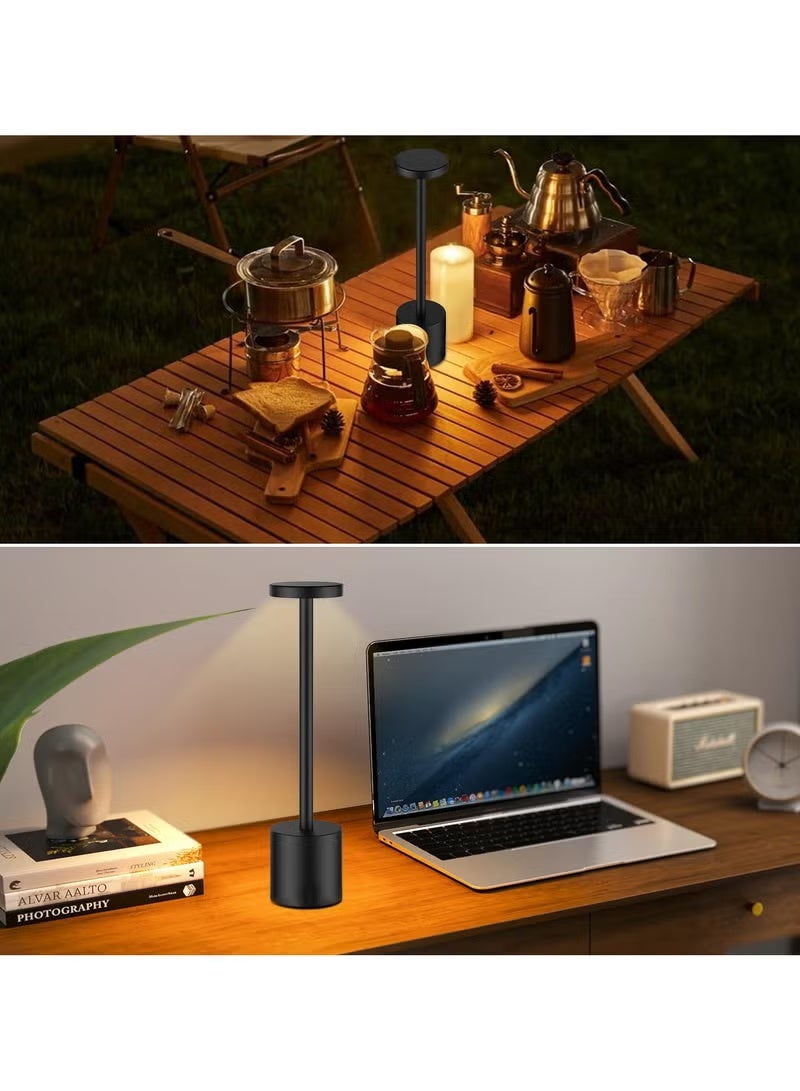Fullight Cordless Rechargeable LED Table Lamp – 3-Color Stepless Dimming Portable Night Light for Bedroom & Outdoor - Image 5