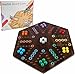 NRZSSN Wahoo Marble Board GameExtra Large 236 Inches Game Board for 4 and 6 Players Classic Family Fun with 30 Marbles 6 Dice Storage Bag Gift Box Bright Colors Extra Large Flame - Image 2
