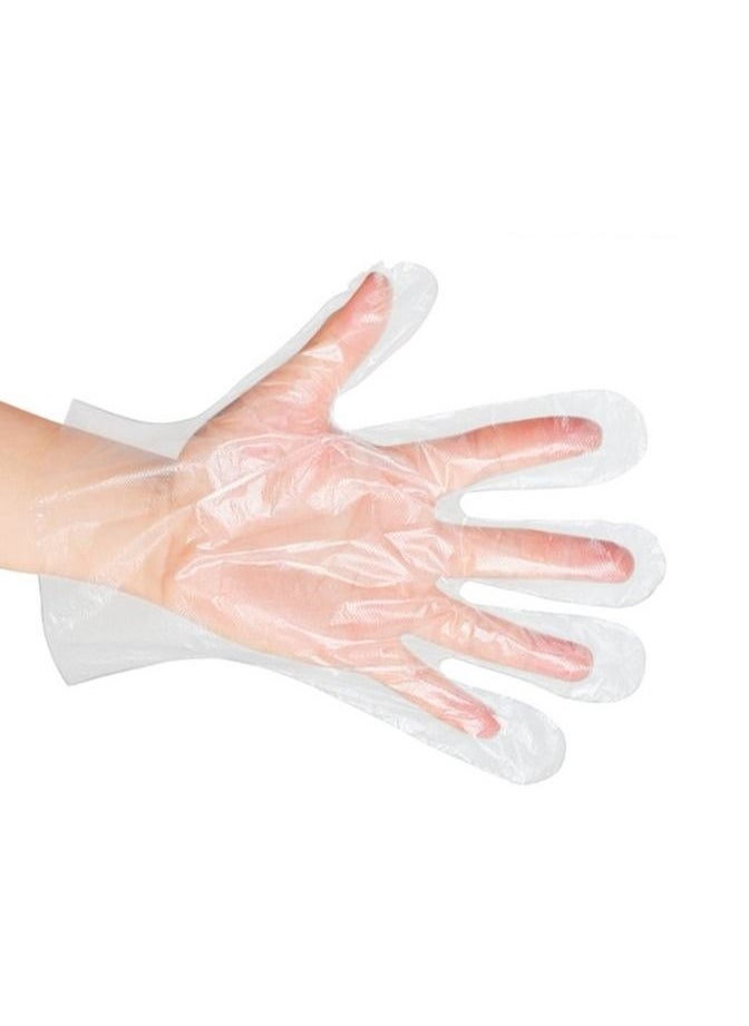 Gesalife Disposable Plastic Gloves Latex and Powder Free Polyethylene Clear Hand Covers 100 Pcs x 5 Packs  - Image 3