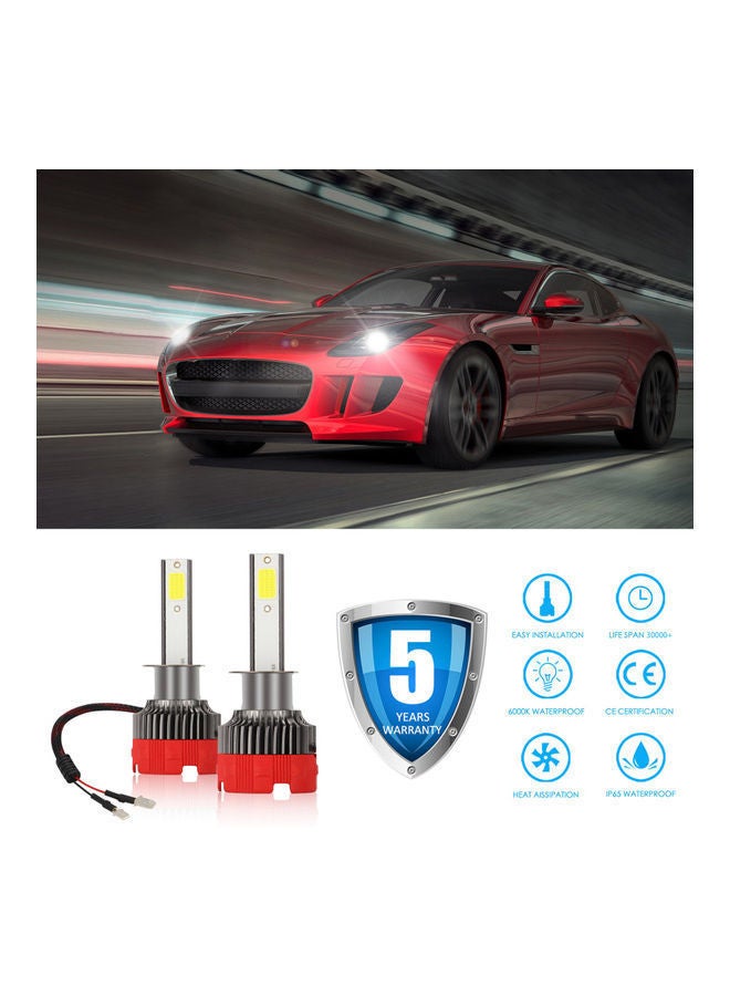 NIBEMINENT 2-Piece H1 LED Car Fog Light Set - Image 5