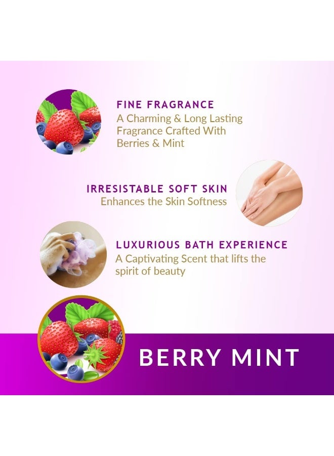 Cool & Cool Berry Mint Body Wash With Hand Pump Soft Creamy & 24 Hour Moisturizing Shower Gel 500 ML - Image 3