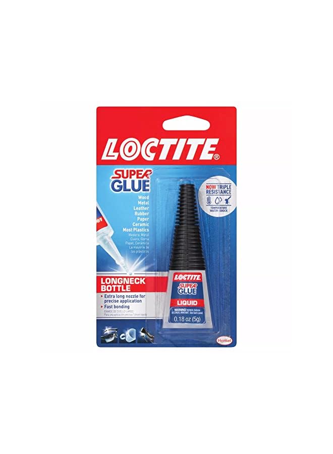 Loctite Super Glue Longneck Bottle 5gm Carded  - Image 2