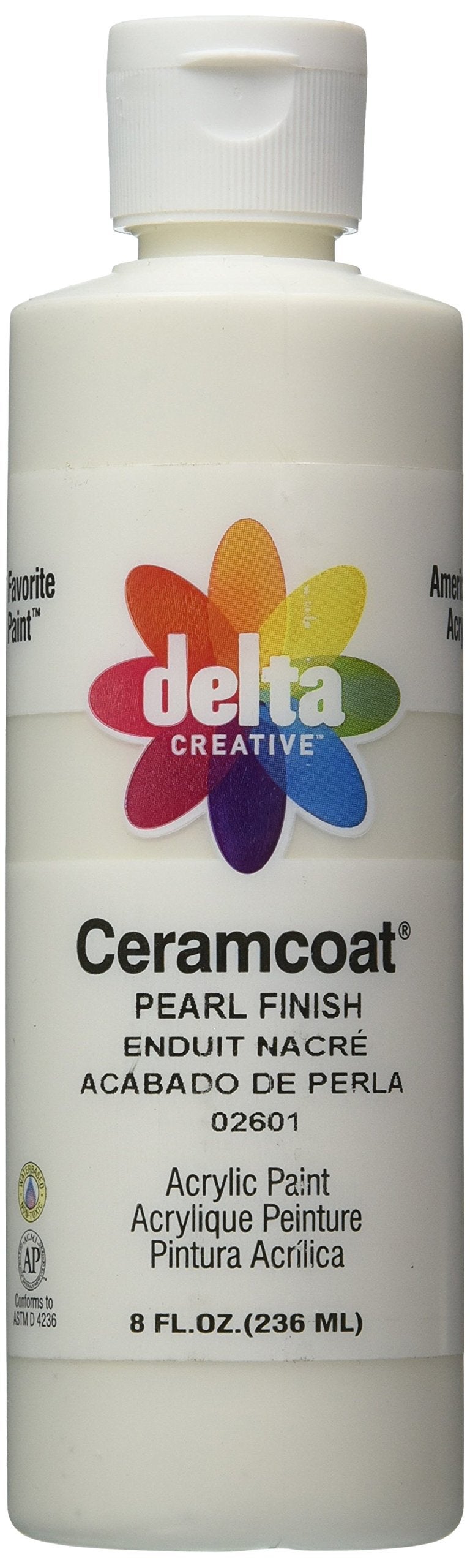 Delta Creative Ceramcoat Acrylic Gleam Paint 8 Ounce 026018 Pearl Finish