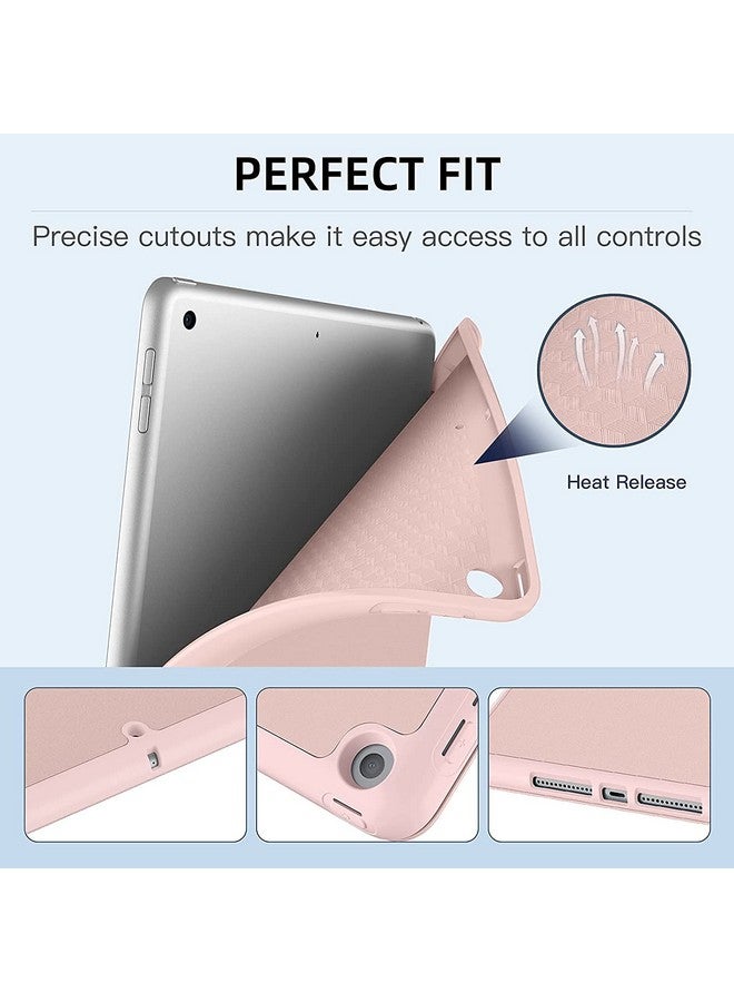 ProElite Smart Case for iPad 10.2 inch 2021 9th/8th/7th Gen [Auto Sleep/Wake Cover] [Pencil Holder] [Soft Flexible Case] Recoil Series - Pink with Stylus Pen - Image 5