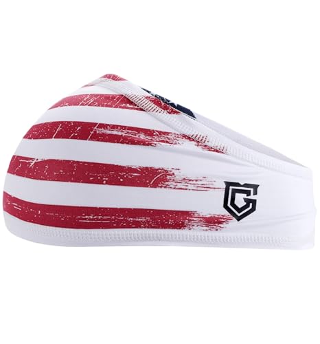 Gridiron Gladiator Skull Wrap - Football Headband, Sports Head Wrap, Men's Workout Bandana - Image 1