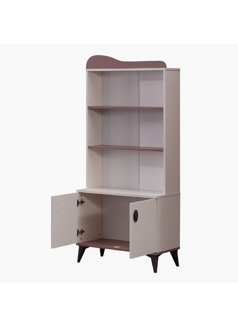 Home Box Maybelle 2-Door Bookcase 80 x 178 x 40 cm  - Image 4