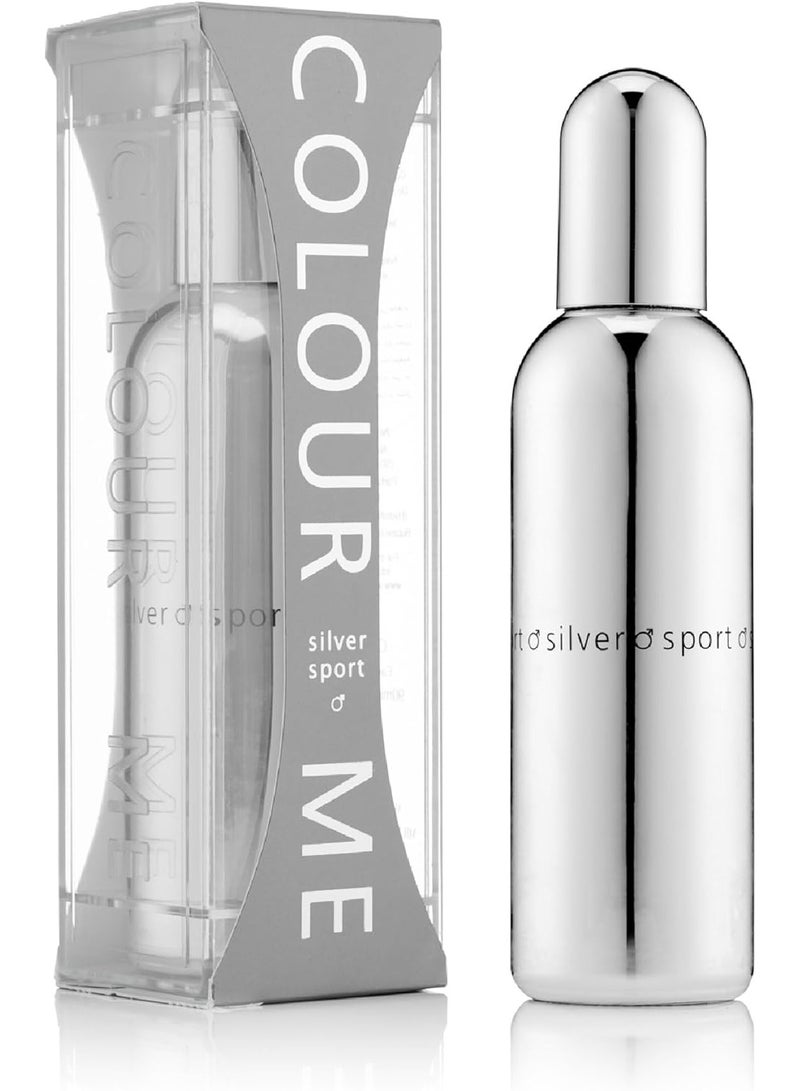 COLOUR ME SILVER SPORT MEN EDP 100ML - Image 1