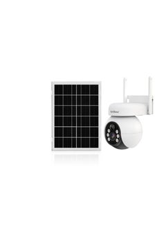 7w Solar Wireless Security 4G Camera with Battery, 360° Pan & Tilt Surveillance,PIR Humanoid Detection,Pan Tilt Control,Waterproof and Two Way Audio Surveillance Camera with Night Color View