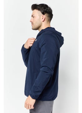Reebok Men Sportswear Fit Long Sleeves Training Jacket, Navy  - Image 2