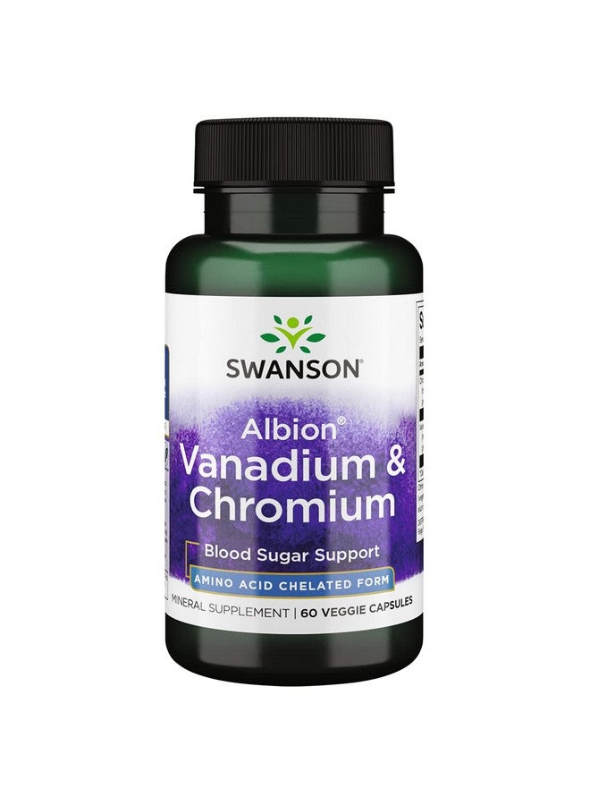 SWANSON كبسولات ألباين المخلبية من الفاناديوم والكروم 60 نباتية - Image 1