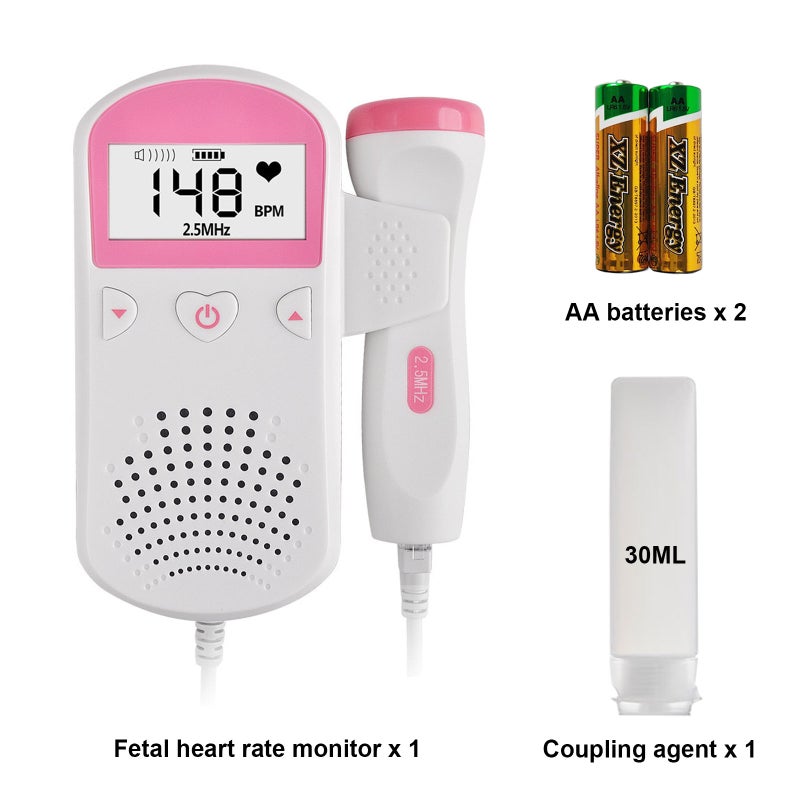 Heartbeat Monitor Fetal Doppler Fetal Monitor Baby Heartbeat Monitor Pregnancy for New-1 Moms-59 - Image 3