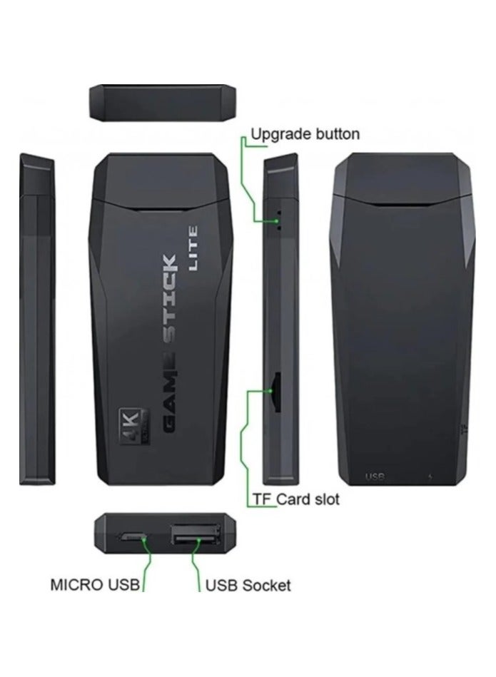 El Taybeen Game Console Over 10,000 Games Classic 4K Digital Video Game Console for TV with 2.4G Wireless Controllers (64GB) Game - Image 4