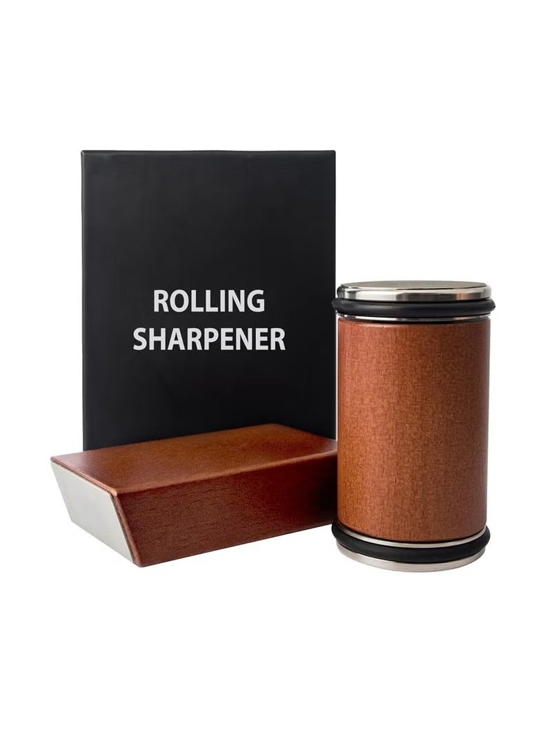 ريد ليف مجموعة شحذ السكاكين الدوارة من ، تستخدم شحذات القرص الماسية والسيراميك، وزوايا الميل المغناطيسية 15 درجة و20 درجة مما يجعل الشحذ أسهل، هدية مثالية لعيد الشكر والهالوين والكريسماس - Image 1