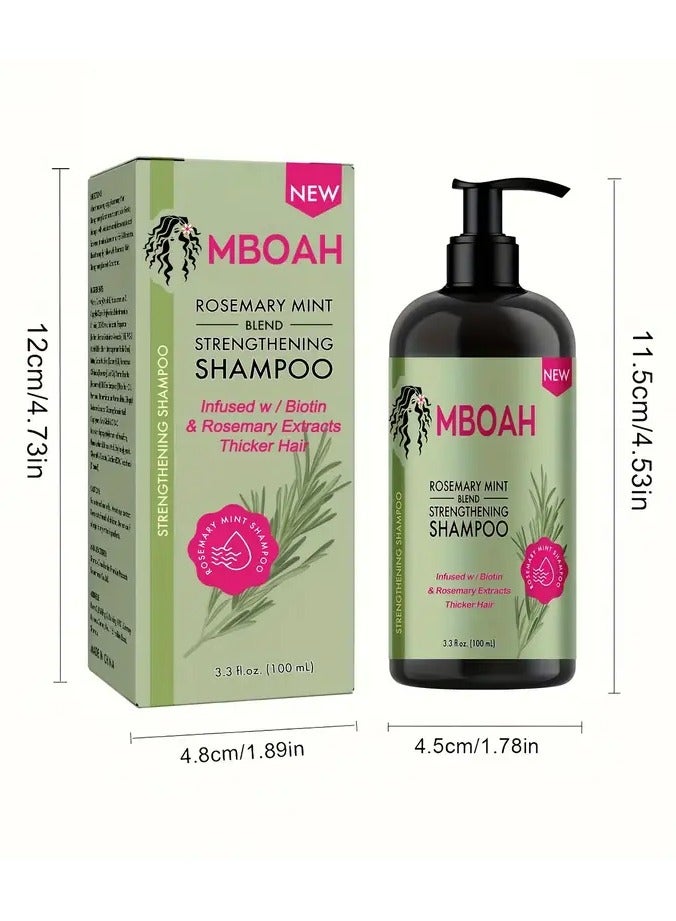 ORiTi شامبو مباوه بالروزماري والنعناع - غني بالبيوتين لشعر كثيف وصحي | للجنسين، تركيبة كريمية للبشرة الدهنية - Image 2
