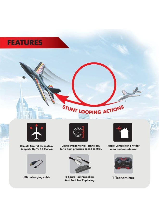 سيلفر ليت طائرة Silverlit Flybotic X-Twin Loop التي تعمل بالتحكم عن بعد، فوم EPP - Image 5
