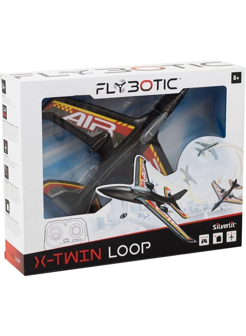 سيلفر ليت طائرة Silverlit Flybotic X-Twin Loop التي تعمل بالتحكم عن بعد، فوم EPP - Image 2