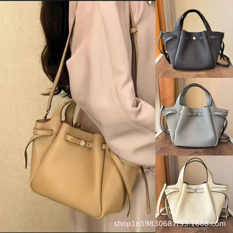 Tb Women'S Bag Texture Portable Commuter Bag Food Basket Shoulder Messenger Bag Bucket Bag Manufacturers - Image 2