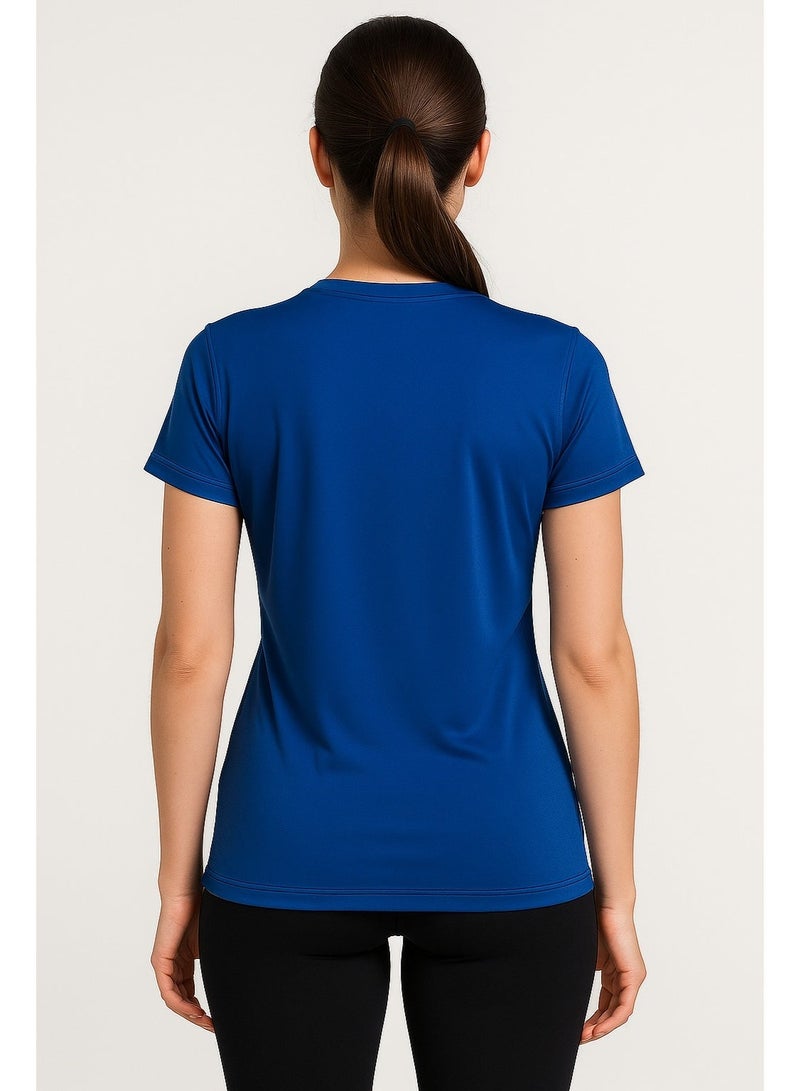 كاجا تيشيرت رياضي حريمي من KAJAA بخامة خفيفة وسريعة الجفاف، مناسب للجيم والجري واللبس اليومي. تصميم حصري ومريح بيوفرلك حرية حركة وثقة أثناء التمرين مع خامات عالية الجودة لكل الرياضات. - Image 2