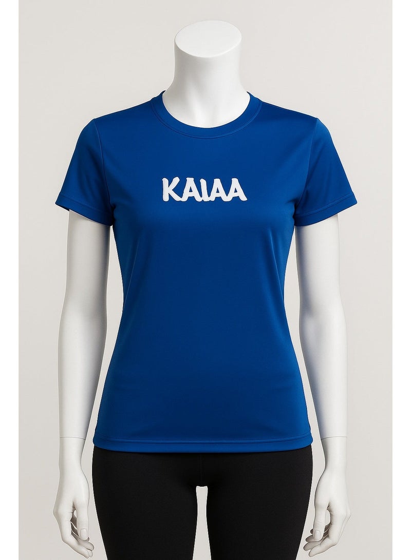 كاجا تيشيرت رياضي حريمي من KAJAA بخامة خفيفة وسريعة الجفاف، مناسب للجيم والجري واللبس اليومي. تصميم حصري ومريح بيوفرلك حرية حركة وثقة أثناء التمرين مع خامات عالية الجودة لكل الرياضات. - Image 3