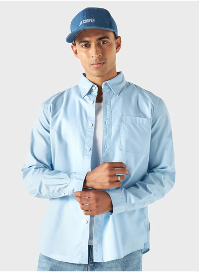 Lee Cooper Regular Fit Button Down Shirt