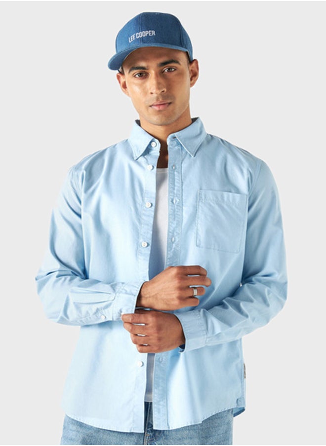 Lee Cooper - Regular Fit Button Down Shirt - Image 1