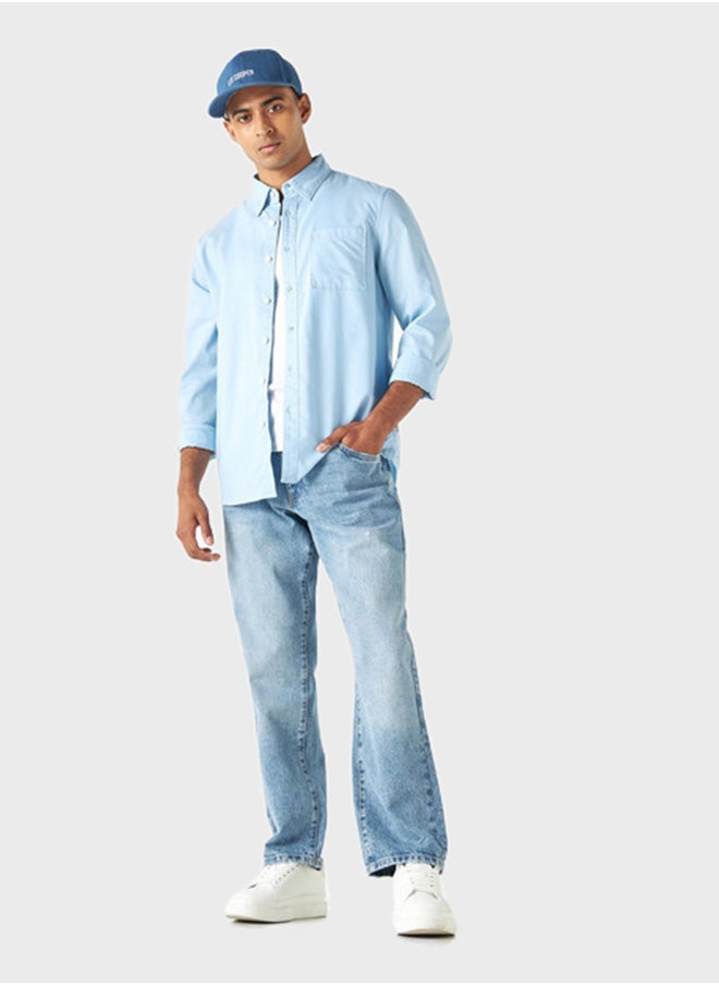 Lee Cooper - Regular Fit Button Down Shirt - Image 1