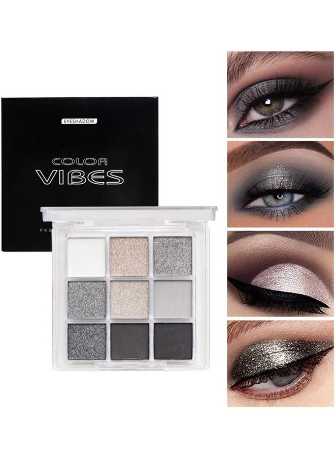 URQT 4 Pack/Set Eyeshadow Palette Set - Rich Colors Eye Makeup Kit, Black, Blue, Green, Purple Eyeshadow Shades, Natural Nude Matte Shimmer Glitter Naked Eye Shadow Pallete Set - Image 2