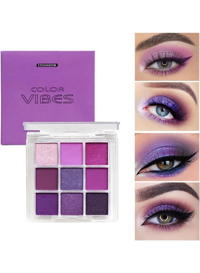 URQT 4 Pack/Set Eyeshadow Palette Set - Rich Colors Eye Makeup Kit, Black, Blue, Green, Purple Eyeshadow Shades, Natural Nude Matte Shimmer Glitter Naked Eye Shadow Pallete Set - Image 4