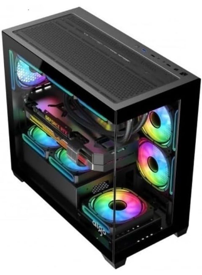 GAMING PC LIQUID COOLED: CORE i7 Processor | GTX 750TI 2GB | 16GB RAM | 1TB SSD NMVE/SATA | Windows 11 | WIFI 6 INTERNET READY - Image 1
