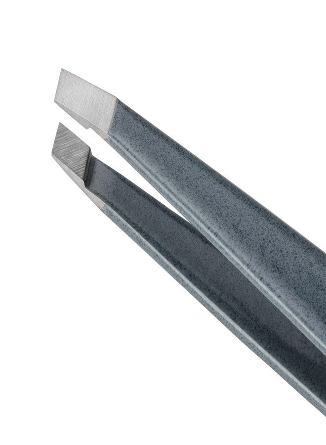 Tweezerman Stainless Steel Slant Tweezer - Eyebrow Tweezers for Women and Men (Blue Stone (Pack of 2 - Image 2