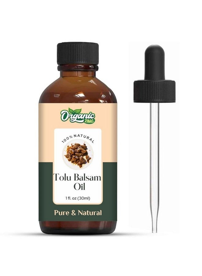 ORGANIC ZING زيت بلسم تولي العضوي (Myroxylon balsamum) | زيت أساسي نقي وطبيعي للعطر، والموزعات، والعناية بالبشرة والشعر - 30 مل/1.01 أونصة سائلة - Image 1