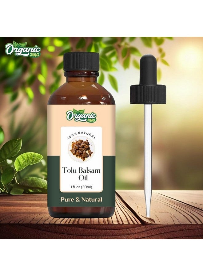 ORGANIC ZING زيت بلسم تولي العضوي (Myroxylon balsamum) | زيت أساسي نقي وطبيعي للعطر، والموزعات، والعناية بالبشرة والشعر - 30 مل/1.01 أونصة سائلة - Image 3