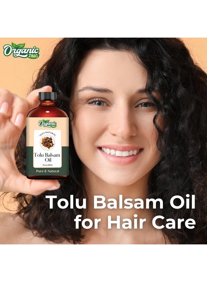 ORGANIC ZING زيت بلسم تولي العضوي (Myroxylon balsamum) | زيت أساسي نقي وطبيعي للعطر، والموزعات، والعناية بالبشرة والشعر - 30 مل/1.01 أونصة سائلة - Image 4