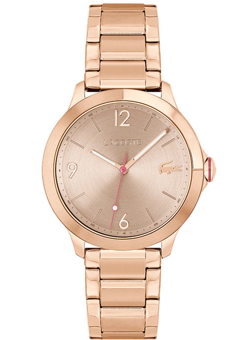 LACOSTE Women's Analog Round Shape Stainless Steel Wrist Watch 2001332 - 36 Mm  - Image 1