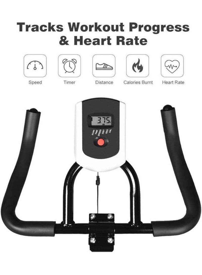 ALSAEED Stationary Exercise Bike Suitable for Weight Loss and Fitness, Equipped with a Screen that Displays the Most Important Functions - Image 4