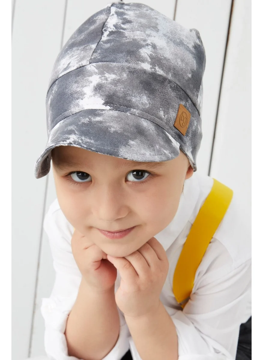 Babygiz Cotton Handmade Soft Boys Girls Baby Kids Visor Batik Hat in 4 Seasons