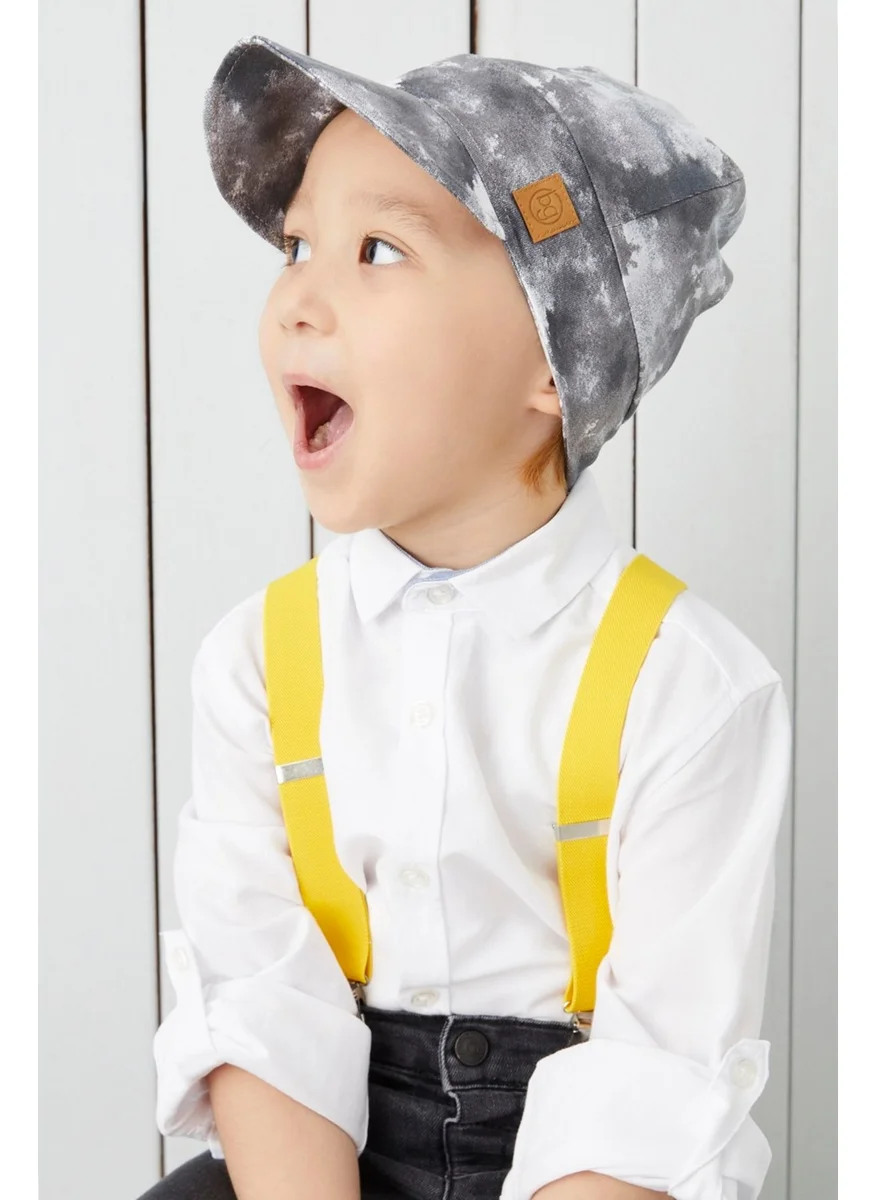 Babygiz Cotton Handmade Soft Boys Girls Baby Kids Visor Batik Hat in 4 Seasons
