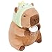 CHDBLOCK Dinosaur Capybara Plush Cute Capybara Plush Dinosaur Removable Capybara Stuffed Animal Capybara Plushie Toys Gifts for Kids 11 inch - Image 2